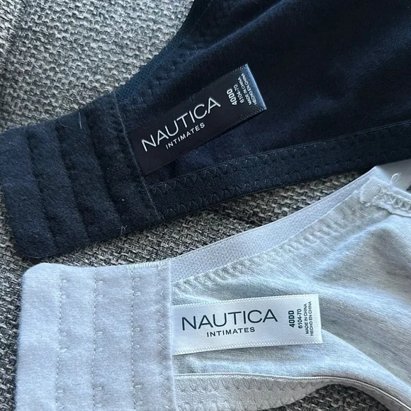 Nautica Elegant Black and Gray Bra Set - Picture 3 of 4